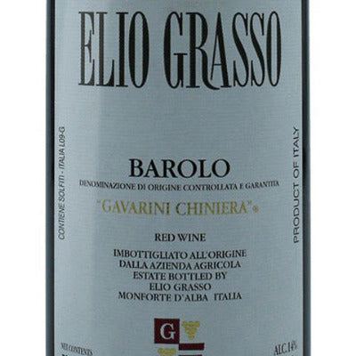 Elio Grasso 2021 Barolo Gavarini Chiniera