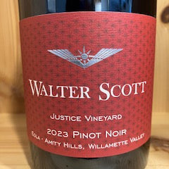 Walter Scott 2023 Pinot Noir, Justice Vineyard