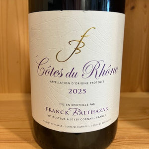 Frank Balthazar 2025 Cotes-du-Rhone, France