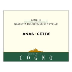 Elvio Cogno 2024 Nascetta di Vonello Langhe, Anas-Cetta, Piedmont