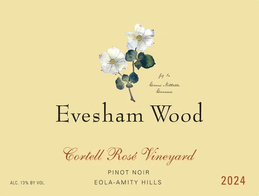 Evesham Wood 2024 Pinot Noir Cortell Rose, Eola-Amity
