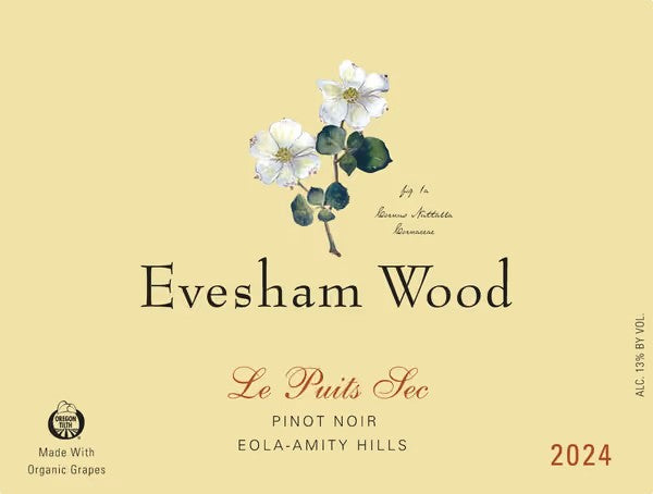 Evesham Wood 2024 Pinot Noir Le Puits Sec, Eola-Amity