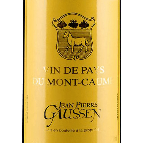 Jean Pierre Gaussen 2019 VdP Mont-Caume, Provence