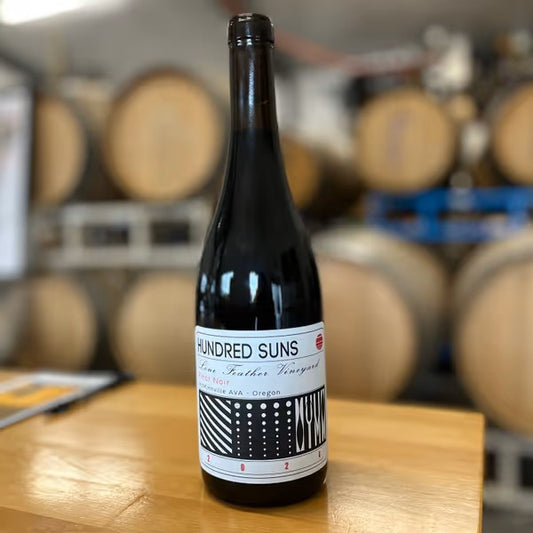 Hundred Suns 2024 Pinot Noir Lone Feather Vineyard, McMinnville (6 pack minimum)