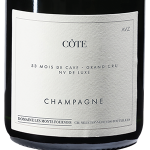 Domaine Les Mont Fournois, Blanc de Blancs Cote Avize Grand Cru De Lux Champagne