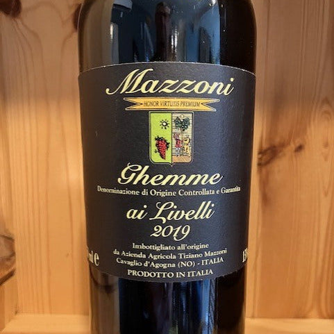 Tiziano Mazzoni 2019 Ghemme, (Nebbiolo) Cru ai Livelli, Alto Piemonte
