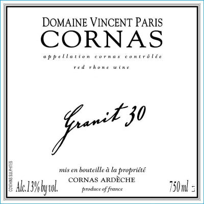 Vincent Paris 2023 Cornas Granit 30