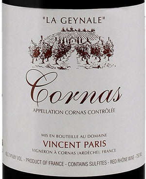 Vincent Paris 2024 Cornas La Geynale