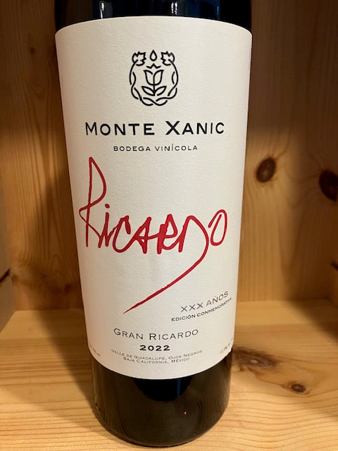 2022 Monte Xanic, Bordeaux Blend Gran Ricardo, Valle de Guadalupe, Baja