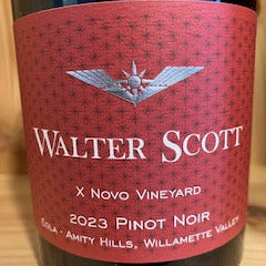 Walter Scott 2023 Pinot Noir, X Novo Vineyard - six-pack $437.94($72.99)